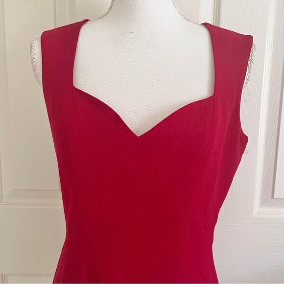 Dress The Population Elle Sheath Midi Dress in Garnet Medium NEW MSRP $168 - Picture 7 of 10